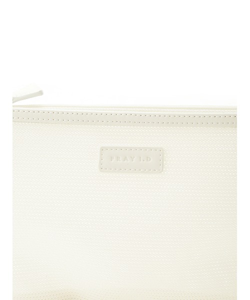 FRAY I.D（フレイアイディー）の「メッシュトート（トートバッグ・レディース・ホワイト/ブラック/オレンジ・FREE）」の12枚目の写真