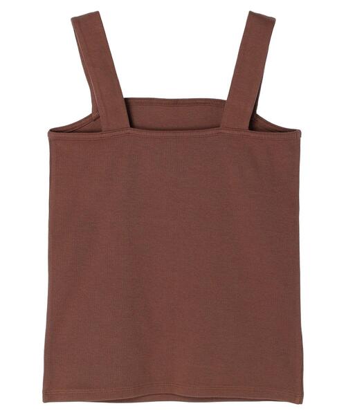 AMERICAN HOLIC（アメリカンホリック）の「抗菌防臭テレコベアタンクトップ（タンクトップ・レディース・ブラウン/チャコールグレー/アイボリー・M/L）」の22枚目の写真