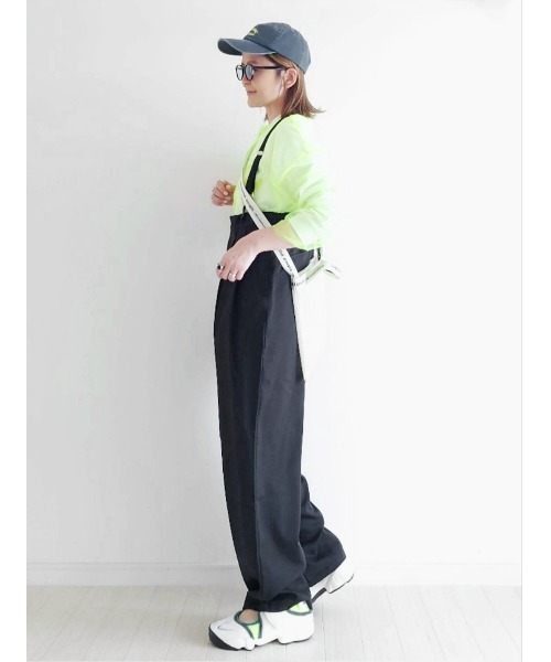 『やんも様』notch. by yuiサスペンダーハイウエストパンツ H BEAUTY&YOUTH UNITED ARROWS スラックス パンツ 「H