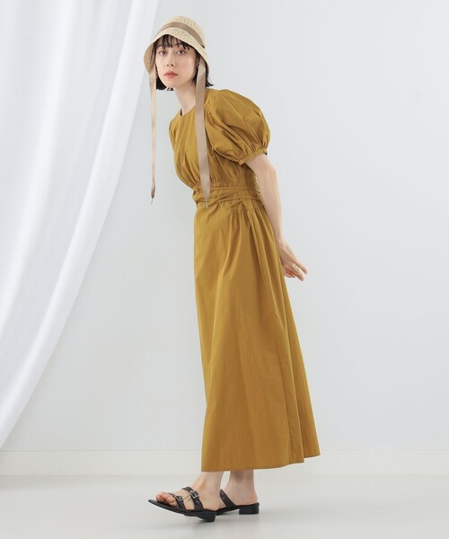 Ray BEAMS サイド レースアップ ワンピース Ray BEAMS(レイビームス)の「Ray BEAMS / サイド レースアップ