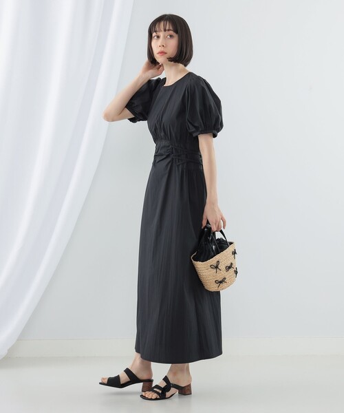Ray BEAMS サイド レースアップ ワンピース Ray BEAMS(レイビームス)の「Ray BEAMS / サイド レースアップ