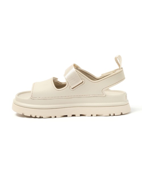 UGG（アグ）の「[軽量!]【UGG(アグ)】GOLDENGLOW（KIDS）（サンダル・キッズ・アイボリー/ブラウン・20.0cm/19.5cm/21.0cm）」の3枚目の写真