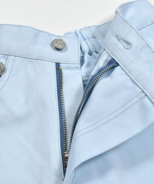 ZIDDY（ジディ）の「【 ニコ☆プチ 掲載 】アシンメトリーラップショートパンツ(130~160cm)（その他パンツ・キッズ・ブルー/ブラック・FREE/130cm/140cm/150cm）」の4枚目の写真