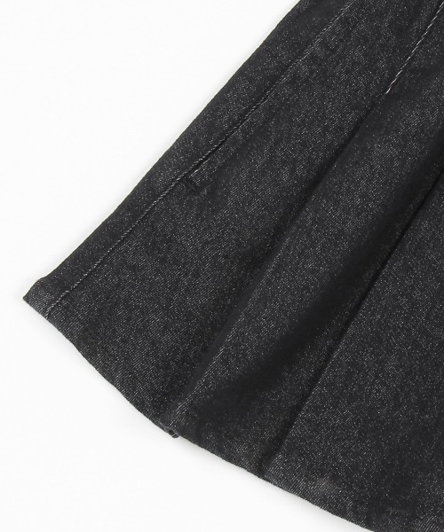 petit main（プティマイン）の「【リンク】色落ちしないデニム風スカート(キッズ)（デニムスカート・キッズ・アイボリー/ブルー/ブラック・130cm/120cm/100cm/110cm/90cm/80ｃｍ）」の8枚目の写真