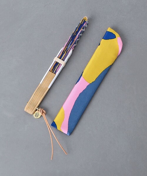 manipuri(マニプリ)の「<manipuri>扇子 24SS(その他小物・レディース・ケリー/ピンク/ライトブルー/オフホワイト・FREE)」の15枚目の写真