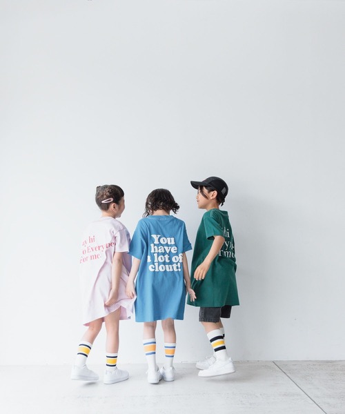 LOWRYS FARM（ローリーズファーム）の「ＵＳＡバックプリントワンピースＳＳ　 119554（ワンピース・キッズ・ホワイト/ピンク/ブルー/グリーン・110cm/120cm/130cm/140cm/150cm）」の5枚目の写真