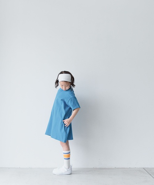 LOWRYS FARM（ローリーズファーム）の「ＵＳＡバックプリントワンピースＳＳ　 119554（ワンピース・キッズ・ホワイト/ピンク/ブルー/グリーン・110cm/120cm/130cm/140cm/150cm）」の8枚目の写真