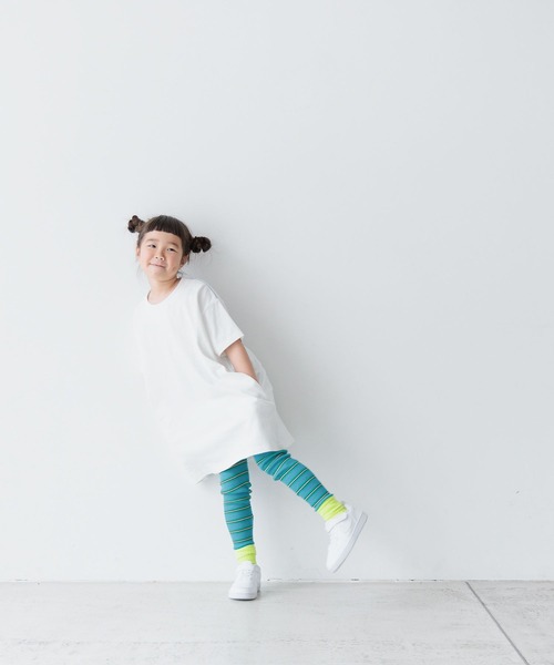 LOWRYS FARM（ローリーズファーム）の「ＵＳＡバックプリントワンピースＳＳ　 119554（ワンピース・キッズ・ホワイト/ピンク/ブルー/グリーン・110cm/120cm/130cm/140cm/150cm）」の12枚目の写真