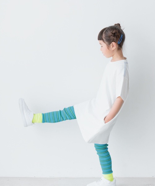 LOWRYS FARM（ローリーズファーム）の「ＵＳＡバックプリントワンピースＳＳ　 119554（ワンピース・キッズ・ホワイト/ピンク/ブルー/グリーン・110cm/120cm/130cm/140cm/150cm）」の16枚目の写真