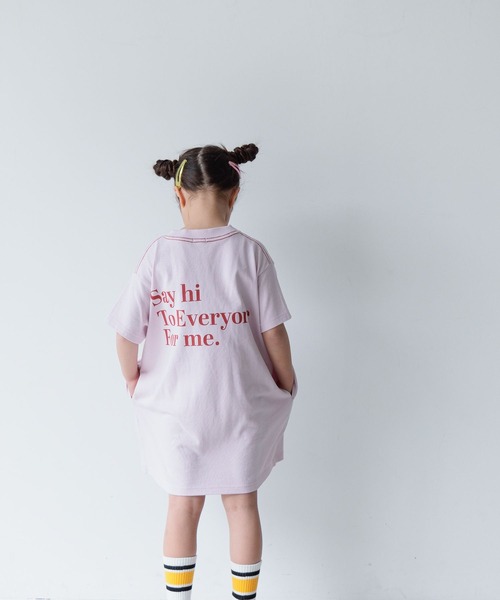 LOWRYS FARM（ローリーズファーム）の「ＵＳＡバックプリントワンピースＳＳ　 119554（ワンピース・キッズ・ホワイト/ピンク/ブルー/グリーン・110cm/120cm/130cm/140cm/150cm）」の22枚目の写真