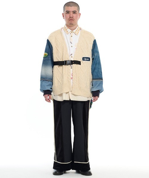 masterkey（マスターキー）の「mp12384- EDGING-PT スラックスパンツ（スラックス・メンズ・ホワイト/グレー・2/1）」の5枚目の写真