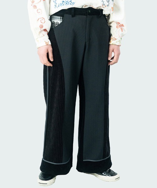 masterkey（マスターキー）の「mp12384- EDGING-PT スラックスパンツ（スラックス・メンズ・ホワイト/グレー・2/1）」の15枚目の写真