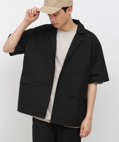 LAKOLE(ラコレ)の「【接触冷感】EASYシャツジャケットT半袖<PARK by LAKOLE>/117017(シャツ/ブラウス・メンズ・ブラック/ライトグリーン・MEDIUM/LARGE/X-LARGE)」の18枚目の写真