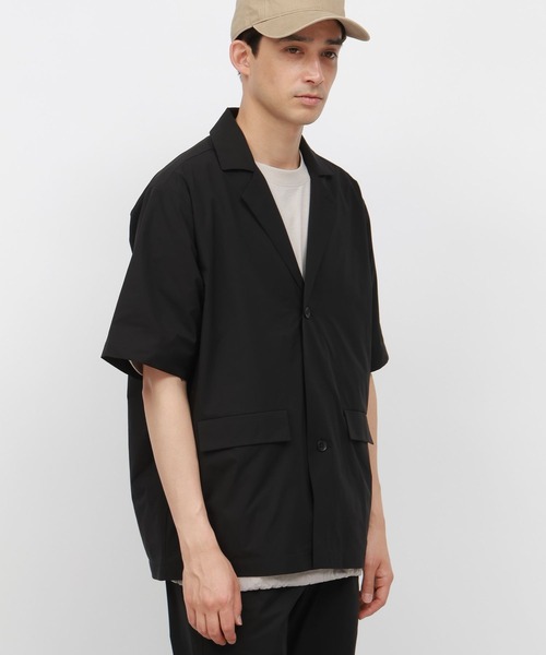 LAKOLE(ラコレ)の「【接触冷感】EASYシャツジャケットT半袖<PARK by LAKOLE>/117017(シャツ/ブラウス・メンズ・ブラック/ライトグリーン・MEDIUM/LARGE/X-LARGE)」の17枚目の写真