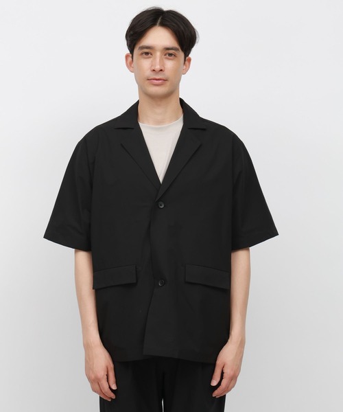 LAKOLE(ラコレ)の「【接触冷感】EASYシャツジャケットT半袖<PARK by LAKOLE>/117017(シャツ/ブラウス・メンズ・ブラック/ライトグリーン・MEDIUM/LARGE/X-LARGE)」の14枚目の写真