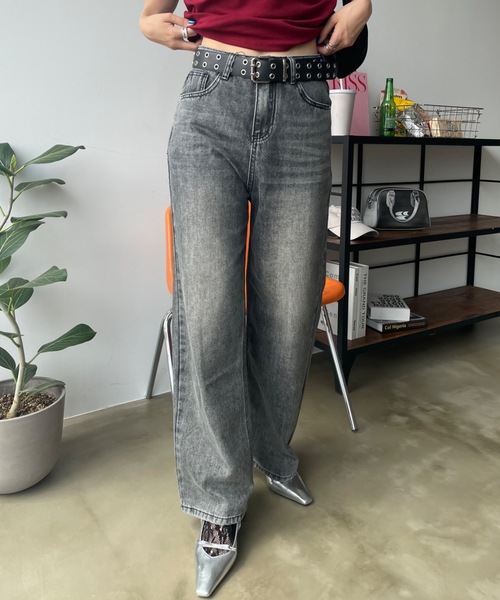 SHAGGIE（シャギー）の「ヴィンテージルーズデニムパンツ