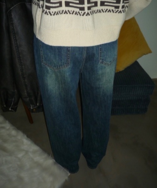 SHAGGIE（シャギー）の「ヴィンテージルーズデニムパンツ（デニムパンツ・レディース・ブルー/ネイビー/グレー・M/XS/S）」の14枚目の写真