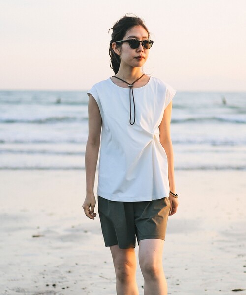 B:MING by BEAMS(ビーミングバイビームス)の「B:MING by BEAMS / ランド アンド ウォーター ツイスト プルオーバー(Tシャツ/カットソー・レディース・オリーブ/オフホワイト/ブラック・ONE SIZE)」の20枚目の写真