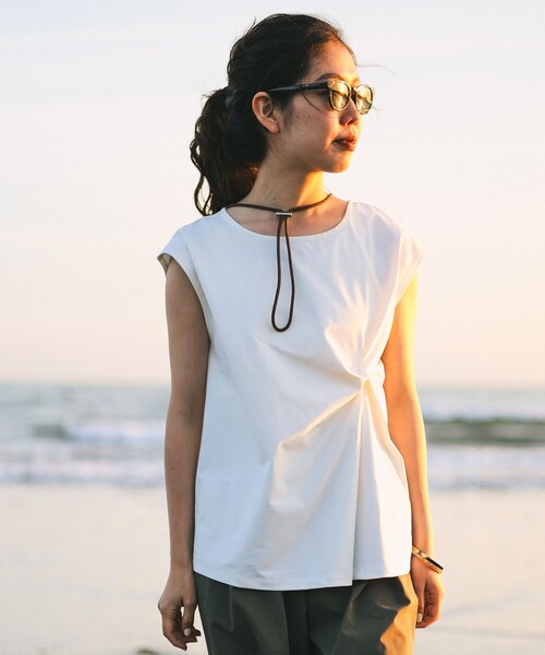 B:MING by BEAMS(ビーミングバイビームス)の「B:MING by BEAMS / ランド アンド ウォーター ツイスト プルオーバー(Tシャツ/カットソー・レディース・オリーブ/オフホワイト/ブラック・ONE SIZE)」の22枚目の写真