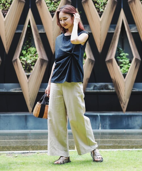 B:MING by BEAMS(ビーミングバイビームス)の「B:MING by BEAMS / ランド アンド ウォーター ツイスト プルオーバー(Tシャツ/カットソー・レディース・オリーブ/オフホワイト/ブラック・ONE SIZE)」の14枚目の写真