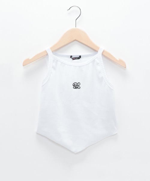 by LOVEiT（バイラビット）の「ふっくらテレコキャミ（キャミソール・キッズ・オフホワイト/ターコイズブルー/ブラック・140cm/160cm/120cm/130cm/150cm）」の7枚目の写真