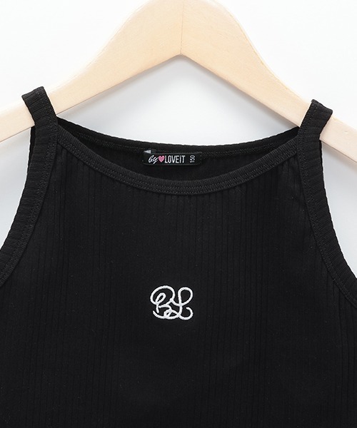 by LOVEiT（バイラビット）の「ふっくらテレコキャミ（キャミソール・キッズ・オフホワイト/ターコイズブルー/ブラック・140cm/160cm/120cm/130cm/150cm）」の9枚目の写真