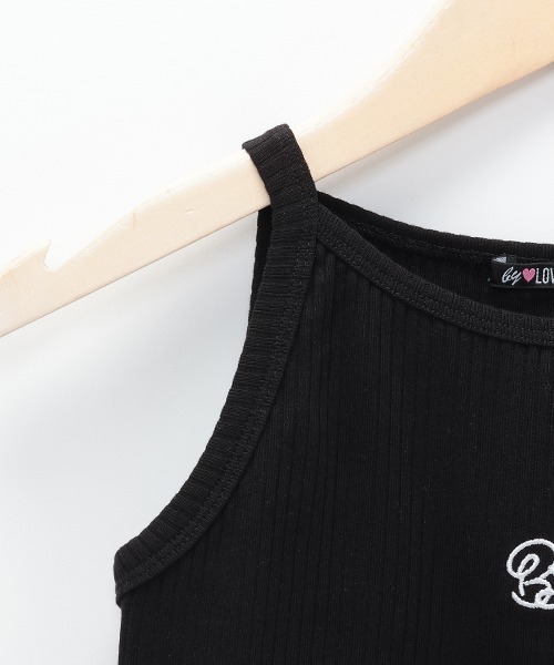 by LOVEiT（バイラビット）の「ふっくらテレコキャミ（キャミソール・キッズ・オフホワイト/ターコイズブルー/ブラック・140cm/160cm/120cm/130cm/150cm）」の10枚目の写真