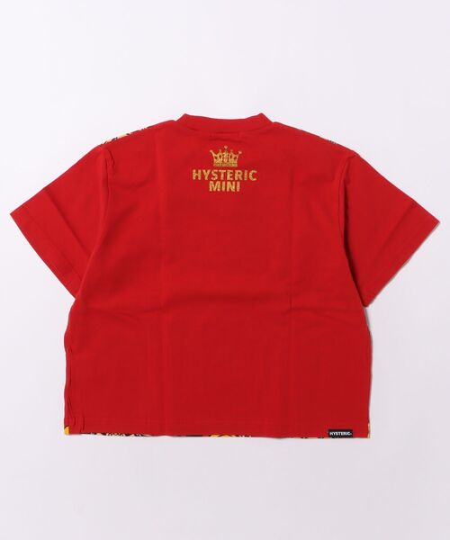 HYSTERIC MINI（ヒステリックミニ）の「Hystericmini QUEENMINIパネルプリント半袖Tシャツ（Tシャツ/カットソー・キッズ・ブラック/ホワイト/レッド・120/110/105）」の6枚目の写真