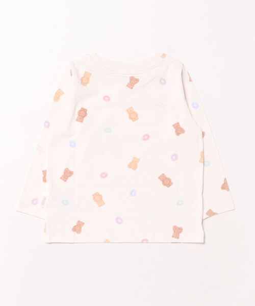 gelato pique(ジェラートピケ)の「【KIDS】シリアルベア柄ロンT(ルームウェア/パジャマ・キッズ・オフホワイト/ピンク・MEDIUM/SMALL/X-SMALL/XX-SMALL)」の16枚目の写真