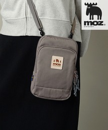 MOZ(モズ)多機能 軽撥水加工 アウトドアテイスト 斜め掛け スマホショルダーバッグ