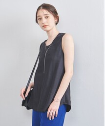 UNITED ARROWS | サテン ノースリーブ ブラウス(シャツ/ブラウス)