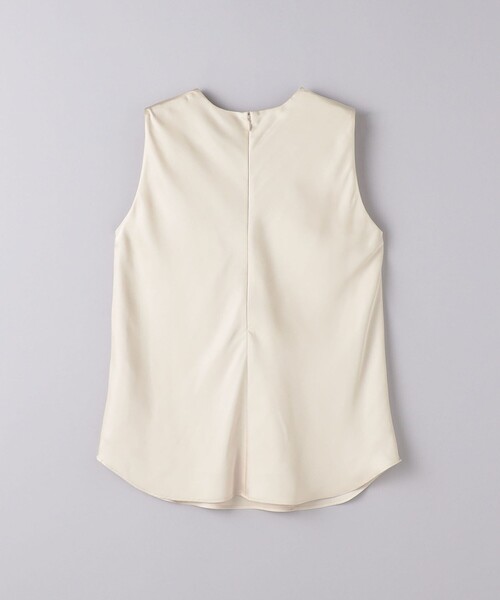 UNITED ARROWS(ユナイテッドアローズ)の「サテン ノースリーブ ブラウス(シャツ/ブラウス・レディース・ナチュラル/ネイビー・FREE)」の12枚目の写真