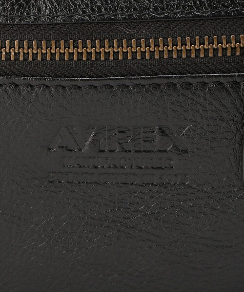 AVIREX(アヴィレックス)の「BULTO WEST BAG/ブルト ウエストバッグ/AVX 5614(ボディバッグ/ウエストポーチ・レディース・ブラウン系その他3/キャメル/ブラック・F)」の12枚目の写真