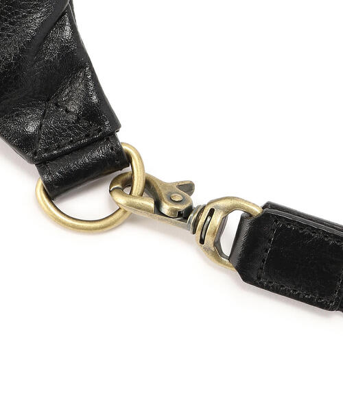 AVIREX(アヴィレックス)の「BULTO WEST BAG/ブルト ウエストバッグ/AVX 5614(ボディバッグ/ウエストポーチ・レディース・ブラウン系その他3/キャメル/ブラック・F)」の13枚目の写真