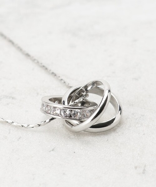 SHOO・LA・RUE（シューラルー）の「◆【2WAY】キラキラリングネックレス（ネックレス・レディース・シルバー系その他/ゴールド/シルバー/ピンクゴールド・00）」の10枚目の写真