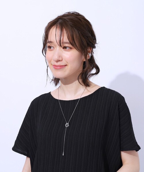 SHOO・LA・RUE（シューラルー）の「◆【2WAY】キラキラリングネックレス（ネックレス・レディース・シルバー系その他/ゴールド/シルバー/ピンクゴールド・00）」の5枚目の写真