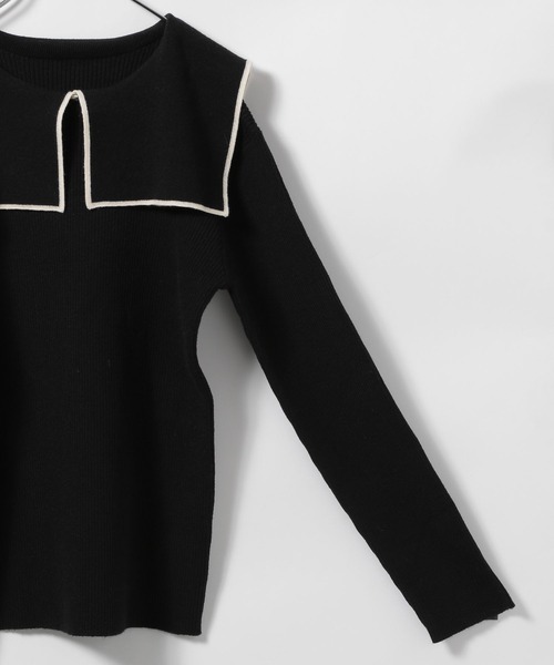 セール】メルティセーラーニットプルオーバー/115822（ニット