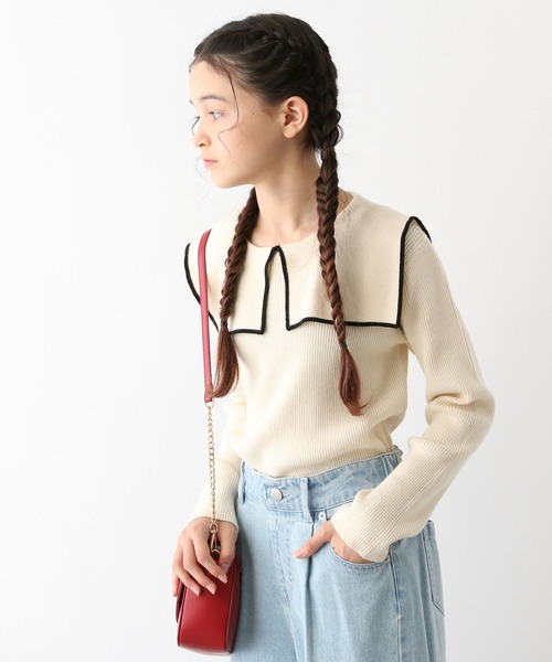 セール】メルティセーラーニットプルオーバー/115822（ニット