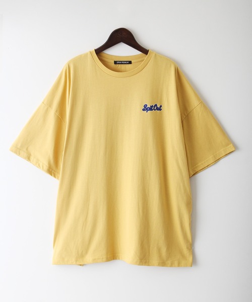 SpRay(スプレイ)の「スイカキッズBIG Tシャツ(Tシャツ/カットソー・レディース・オフホワイト/ブルー/スミクロ/イエロー・FREE)」の7枚目の写真