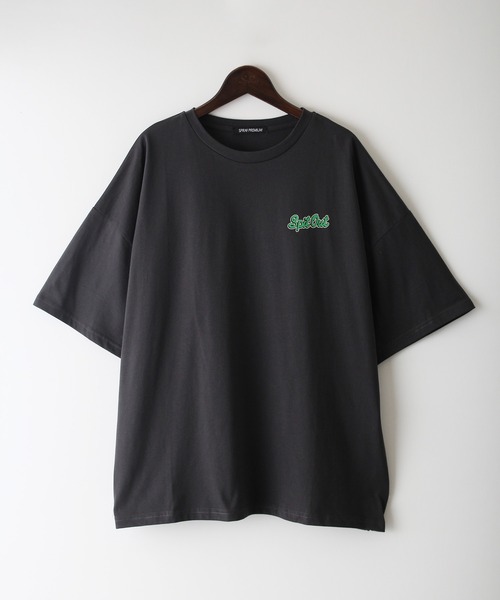 SpRay(スプレイ)の「スイカキッズBIG Tシャツ(Tシャツ/カットソー・レディース・オフホワイト/ブルー/スミクロ/イエロー・FREE)」の8枚目の写真