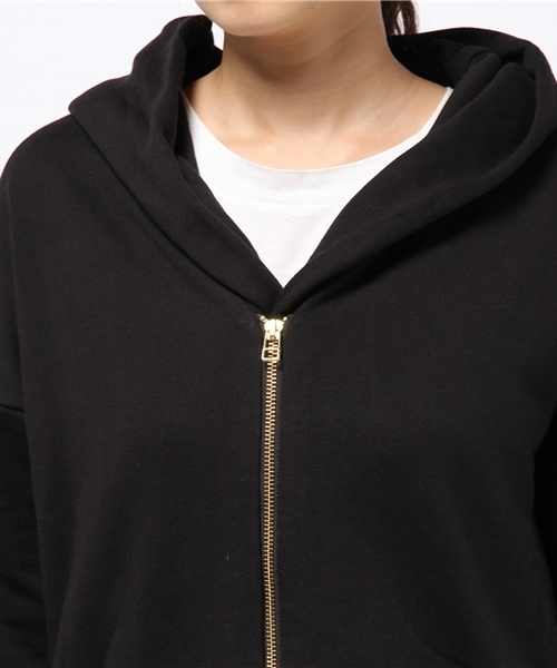 Discoat Parisien（ディスコートパリシアン）の「裏毛ビッグフードパーカー（パーカー・レディース・グレー/ネイビー/ブラック・MEDIUM/SMALL/LARGE）」の8枚目の写真