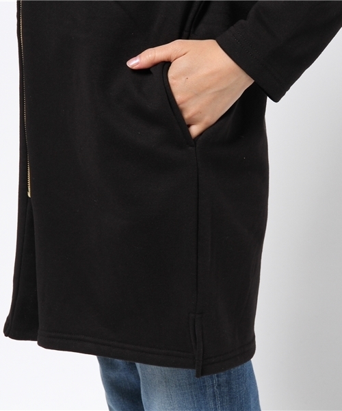 Discoat Parisien（ディスコートパリシアン）の「裏毛ビッグフードパーカー（パーカー・レディース・グレー/ネイビー/ブラック・MEDIUM/SMALL/LARGE）」の10枚目の写真