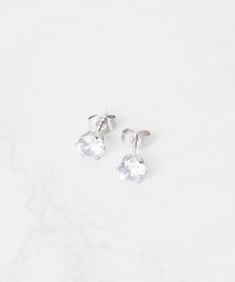 【Wc】【it】【ANARKH（アナンケ）】ステンレス ジルコニアピアス