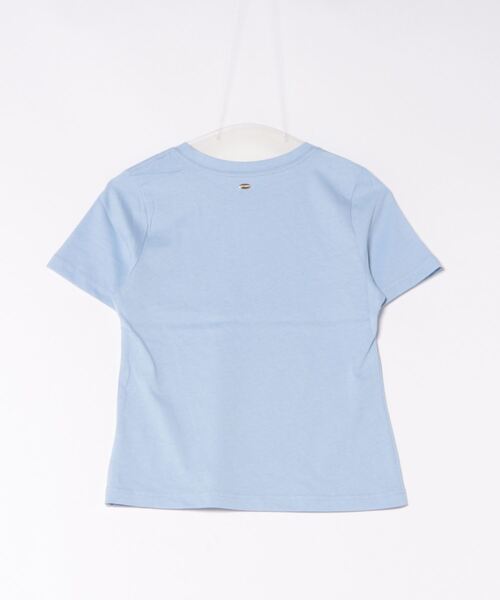LILY BROWN（リリーブラウン）の「[L.B CANDY STOCK]ラインストーンロゴTシャツ（Tシャツ/カットソー・レディース・ブルー/ホワイト・FREE）」の16枚目の写真