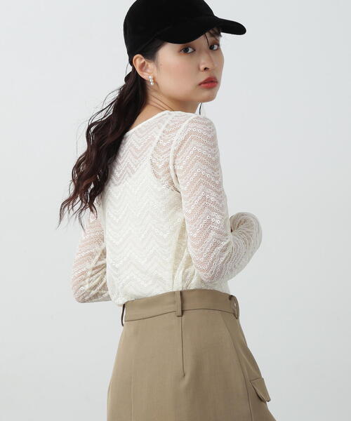 N.（N. Natural Beauty Basic）（エヌエヌナチュラルビューティーベーシック）の「◆ベロアリボンキャップ（キャップ・レディース・ベージュ/ブラック・FREE）」の6枚目の写真