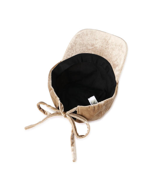 N.（N. Natural Beauty Basic）（エヌエヌナチュラルビューティーベーシック）の「◆ベロアリボンキャップ（キャップ・レディース・ベージュ/ブラック・FREE）」の21枚目の写真