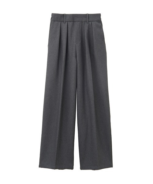 セール】[低身長/高身長/大きいサイズ有]ウール調センタープレスタック