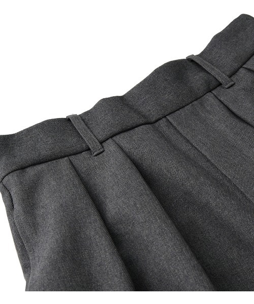 RANAN（ラナン）の「[低身長/高身長/大きいサイズ有]センタープレスタックワイドパンツ（その他パンツ・レディース・アイボリー/ベージュ/グレー/ブラック/パープル/グレー系・L/M/S/LL/LT/MT/ST/XLT）」の13枚目の写真