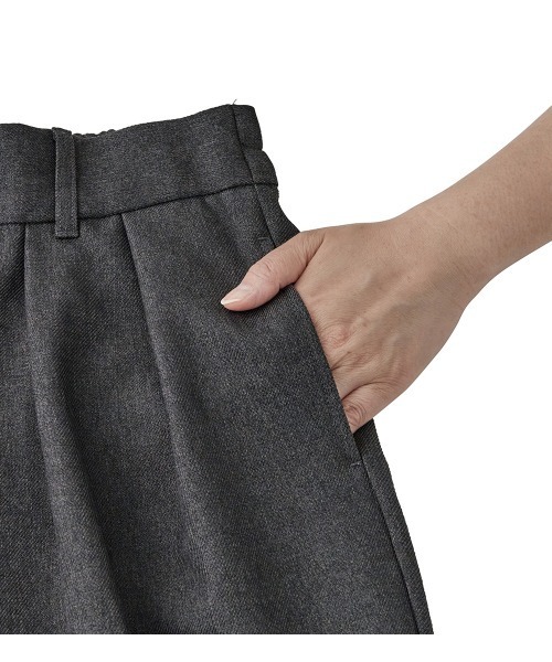 RANAN（ラナン）の「[低身長/高身長/大きいサイズ有]センタープレスタックワイドパンツ（その他パンツ・レディース・アイボリー/ベージュ/グレー/ブラック/パープル/グレー系・L/M/S/LL/LT/MT/ST/XLT）」の11枚目の写真