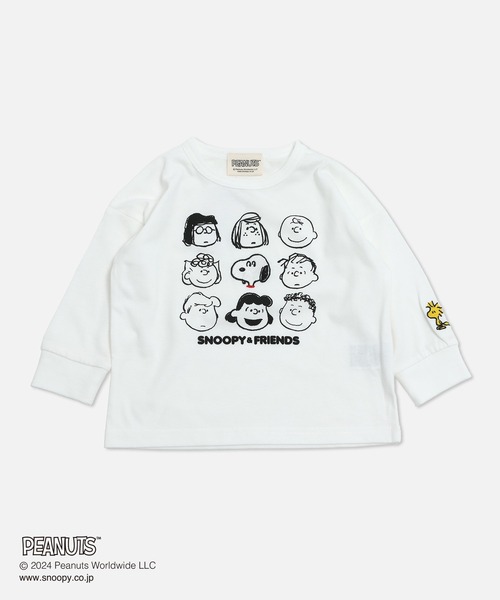 PEANUTS（ピーナッツ）の「PEANUTS / ピーナッツ スヌーピー 長袖Tシャツ（Tシャツ/カットソー・キッズ・A/B/C/D/E/F・80ｃｍ/90cm/110cm/100cm/120cm/130cm/140cm）」の2枚目の写真